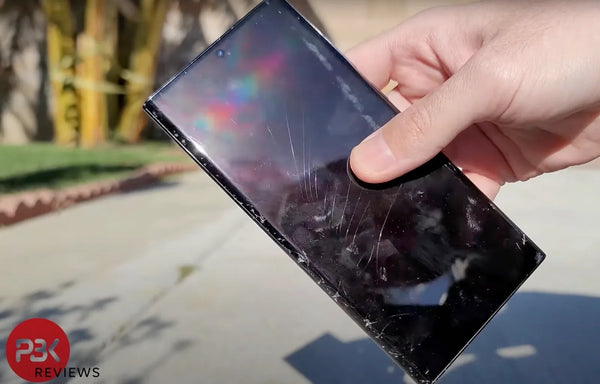 Samsung Galaxy S22 Ultra 傷あり Samsung Galaxy S22 Ultra Broken Screen Repair - YouTube