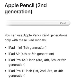 Apple Pencil 2nd Gen