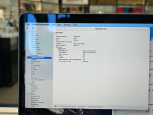 Macbook Air 2020 M1 8GB 256GB Pre-owned