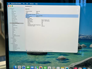 Macbook Air 2020 M1 8GB 25GB Pre-owned