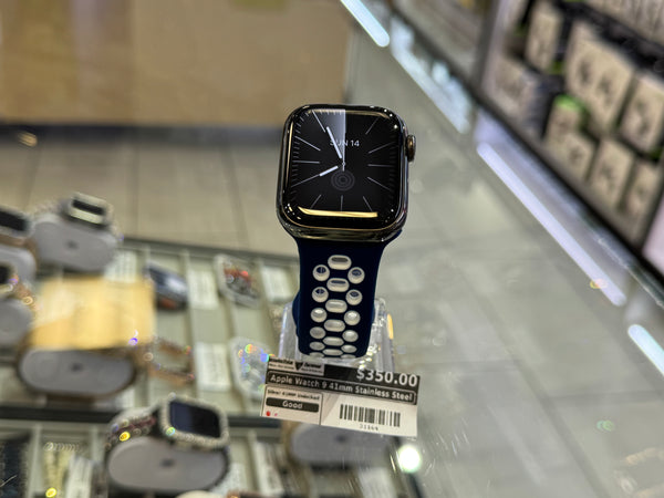 Apple Watch 9 41mm Stainless Steel Pre-owned