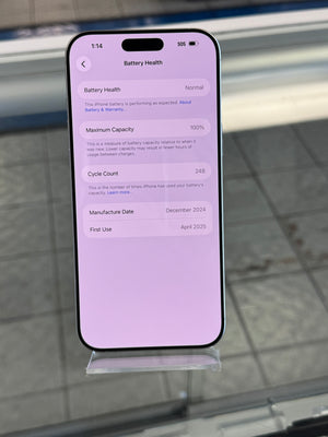 iPhone 16 Pro Max 256GB Unlocked Pre-owned