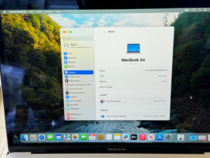 Macbook Air 2020 M1 8GB 256GB