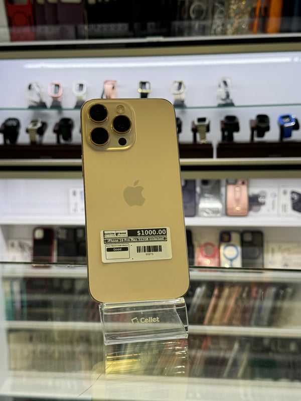 IPhone 16 Pro Max 512GB Unlocked Pre-owned