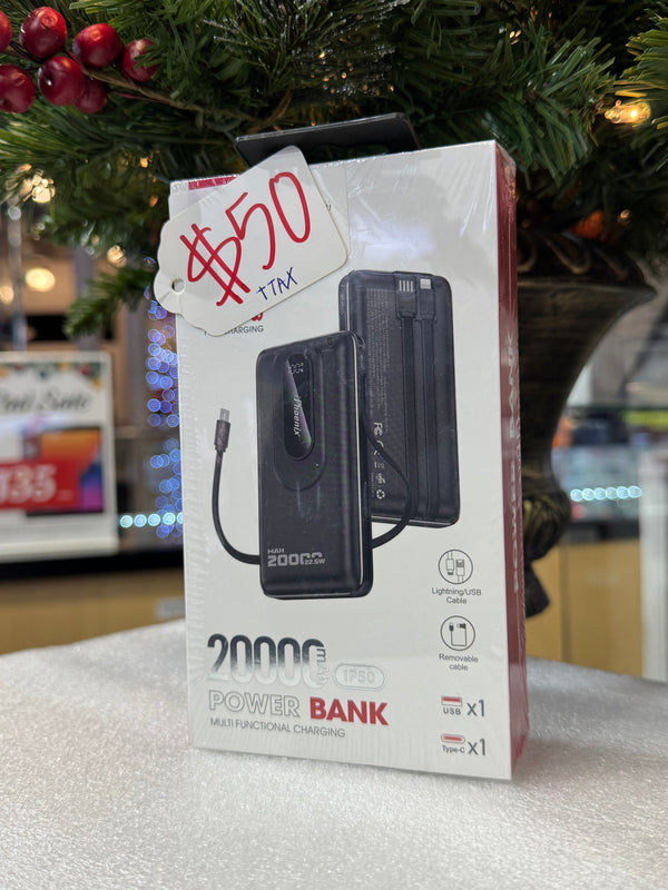 IP50 20000 mAh Power Bank(Blue&Black)