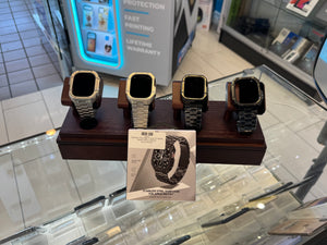 Stainless Steel Band Case for Apple Watch 49mm (Black)