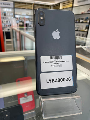 iPhone X 256GB Unlocked Pre-owned
