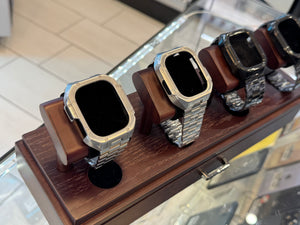 Stainless Steel Band Case for Apple Watch 49mm (Silver)