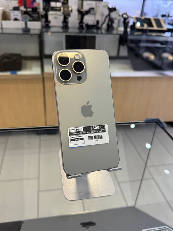 IPhone 15 Pro Max 512GB AT&T Pre-owned