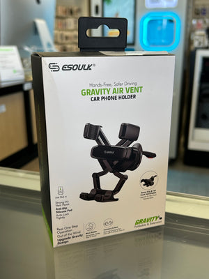 Gravity Air Vent Car Mount (EK-3003BK)