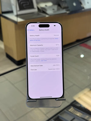 iPhone 15 Pro 128GB Unlocked Pre-owned