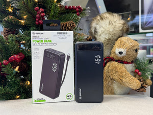 20000mAh PD 45W Built-in USB-C Cable Power Bank