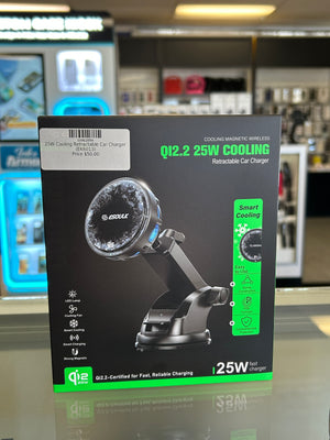 25W Cooling Retractable Car Charger (EK6013)