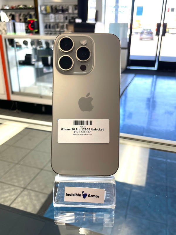 iPhone 16 Pro 128GB Unlocked Pre-owned