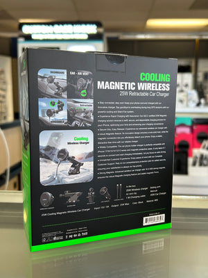 25W Cooling Retractable Car Charger (EK6013)