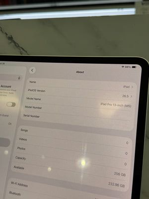iPad Pro 13" M5 256GB WiFi Pre-owned