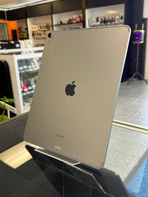 Silver Apple iPad on display in a store setting