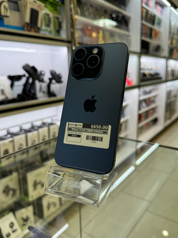 iPhone 15 Pro 128gb Unlocked Pre-owned