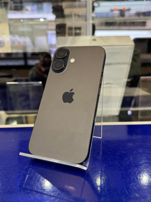 Close-up of an Apple device with a blurred background