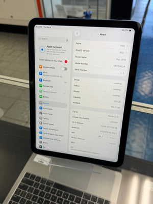 iPad 11th Gen 128GB WiFi and LTE Pre-owned