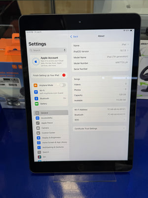 iPad 7th Gen 128GB WiFi Pre-owned