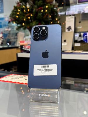 iPhone 15 Pro Max 256gb Unlocked Pre-owned