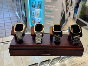 Stainless Steel Band Case for Apple Watch 49mm (Black)