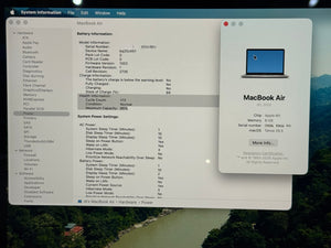 Macbook AiR 2020 M1 8GB 256GB  Pre-owned