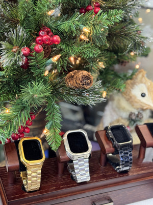 Stainless Steel Band Case for Apple Watch 49mm (Silver)