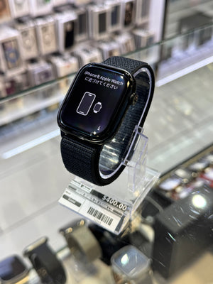 Smartwatch on display with a price tag in a store