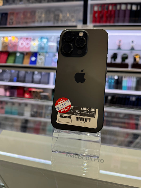 iPhone 16 Pro 128gb Unlocked Pre-owned