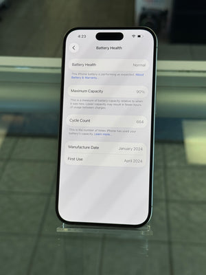 iPhone 15 Pro 128GB Unlocked Pre-owned