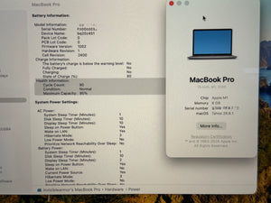 Macbook Pro 13 M1 8GB 256GB Pre-owned