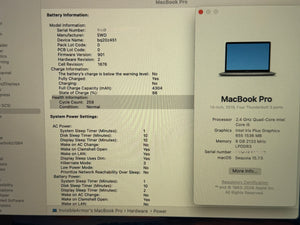 MacBook Pro 2019 i5 8GB 512GB Pre-owned