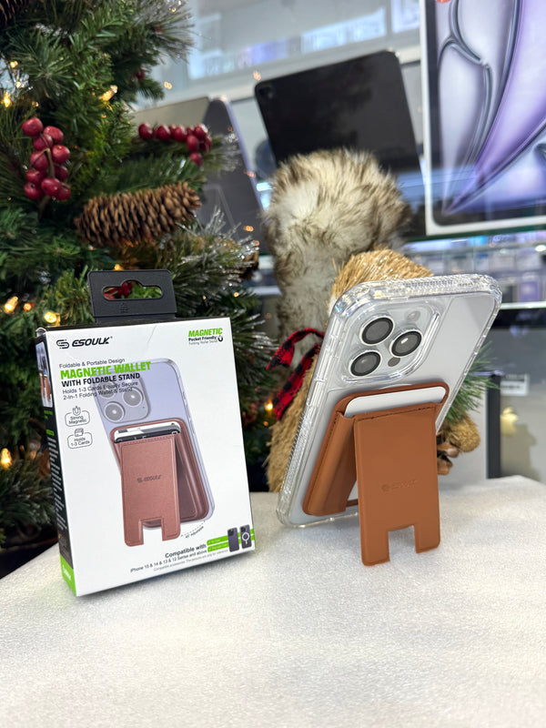 Magnetic Wallet With Foldable Stand