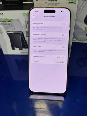 iPhone 16 Pro Max 256GB Unlocked Pre-owned