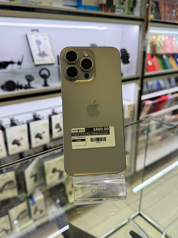 iPhone 15 Pro Max 256GB Unlocked Pre-owned