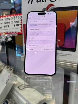 iPhone 15 Pro Max 256GB AT&T Pre-owned