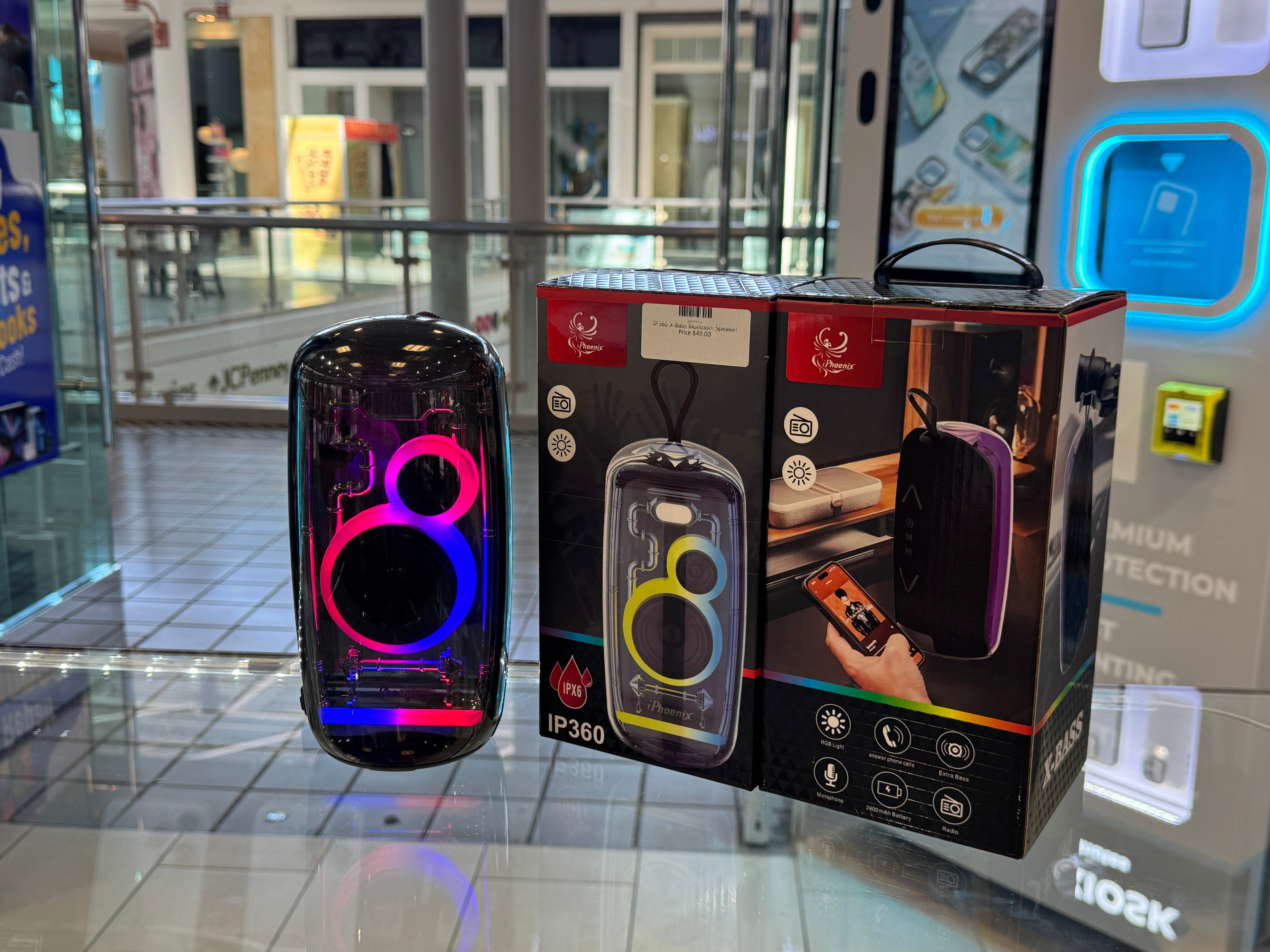 IP360 X-Bass Bluetooth Speaker - Invisible Armor