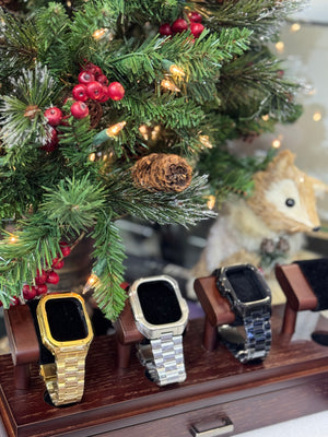 Stainless Steel Band Case for Apple Watch 49mm (Gold)