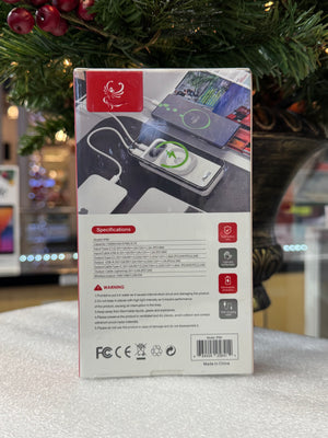 IP80 10000 mAh Power Bank (White)