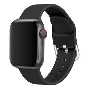 Easy Buckle Closure Silicone Band for Apple Watch 38/40/41mm & 42/44/45mm