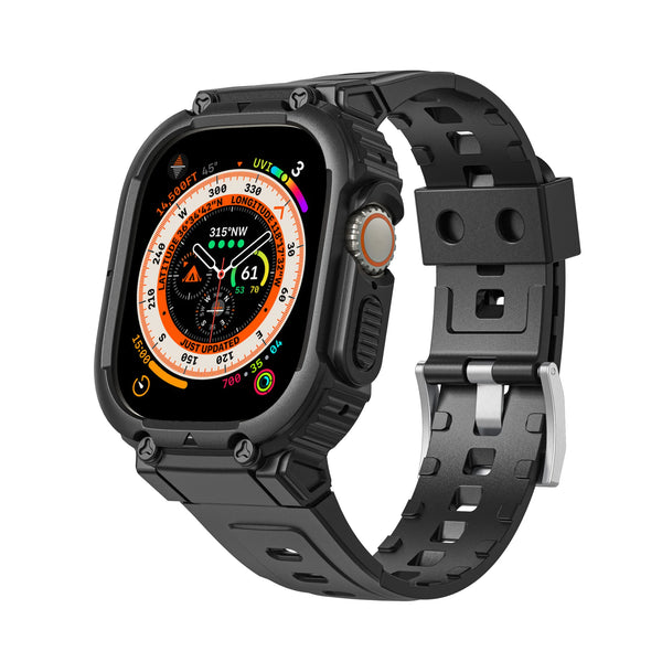 Rugged Sport Bands with Bumper Case for Apple Watch Ultra 49mm