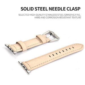 Genuine Leather Band for Apple Watch 49mm, 45mm-Assorted Colors